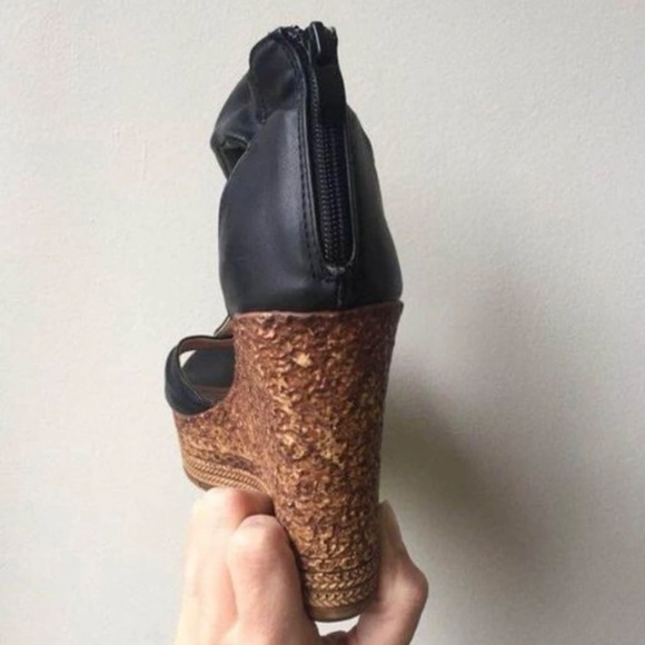 Black platform / wedges - Picture 4 of 6